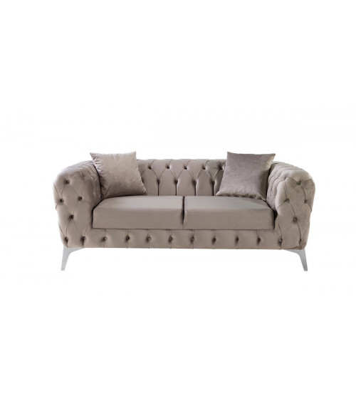 CANAPÉ ELEGANCE BEIGE 180  x 95 x 77