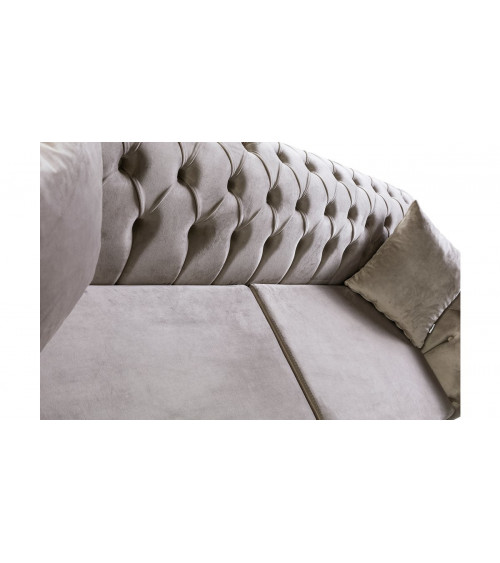 CANAPÉ ELEGANCE BEIGE 180  x 95 x 77