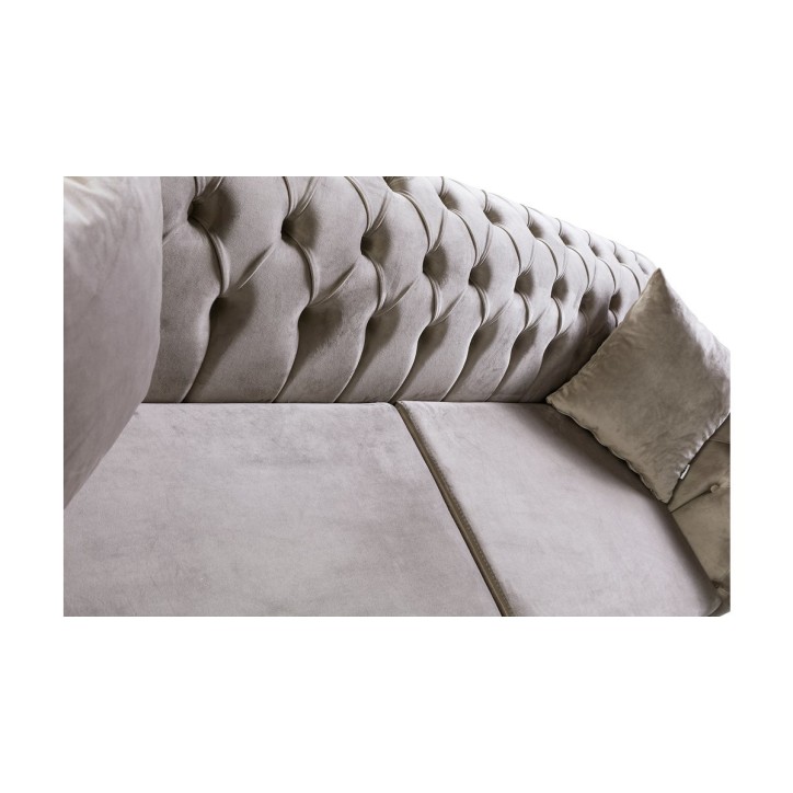 CANAPÉ ELEGANCE BEIGE 180  x 95 x 77