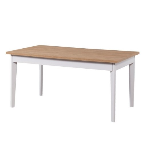 Salle à manger LORIN bois et blanc