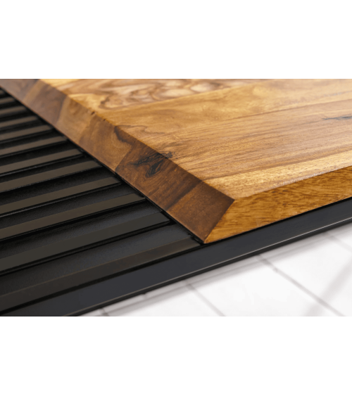 Table basse ARCHITECTURE 100 cm en bois de sheesham