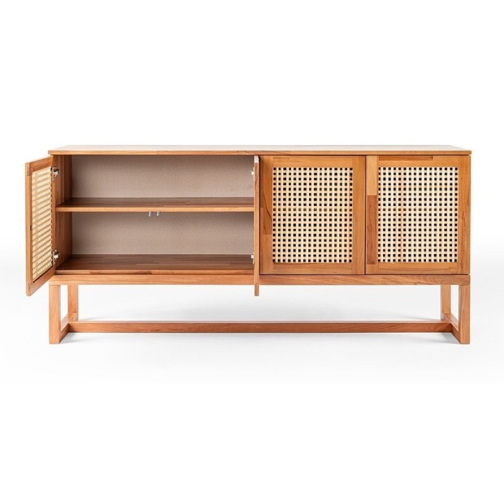 Buffet ARDEN 4 portes 185 cm bois