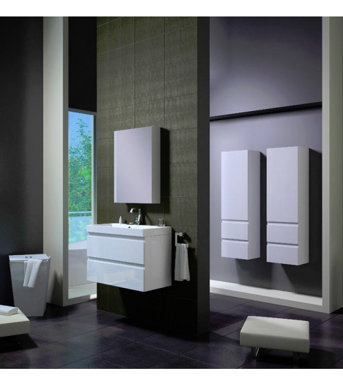 Meuble de salle de bain COMO blanc 80cm