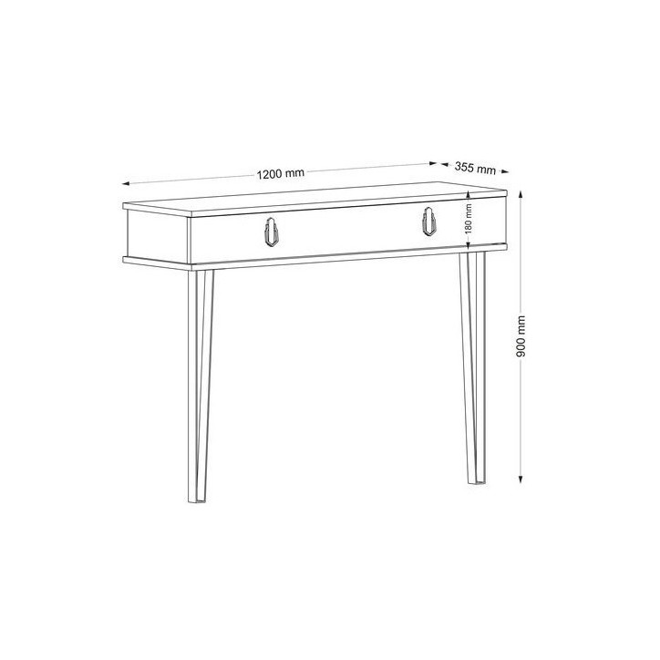 Console PERDUE  120 cm bois