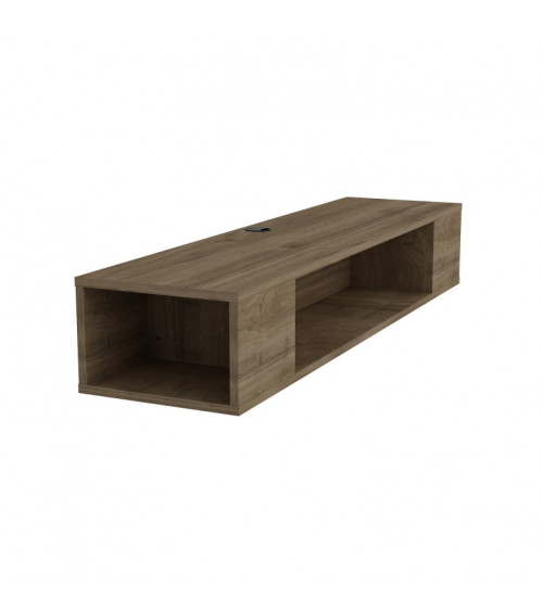 Mueble TV suspendido PETI negro 135 cm
