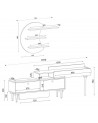 Tutti i mobili TV LOFT con LED