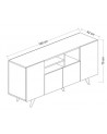 Buffet SANSA 4 portes