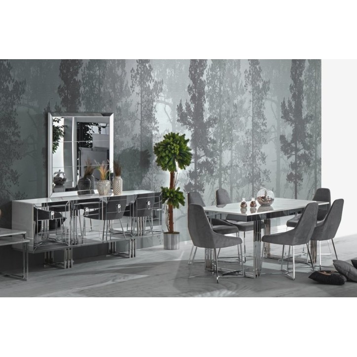 Salle à manger SET Noir - blanc