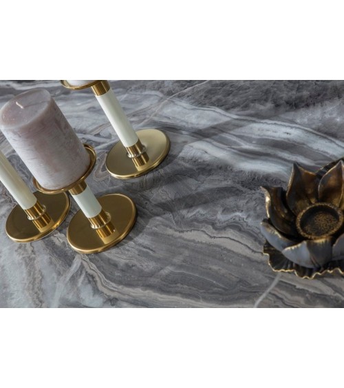 Salle à manger LOFT Gold et effet marbre