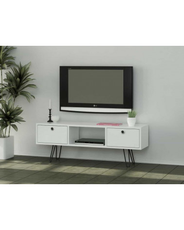 Mueble TV MODA blanco 120 cm