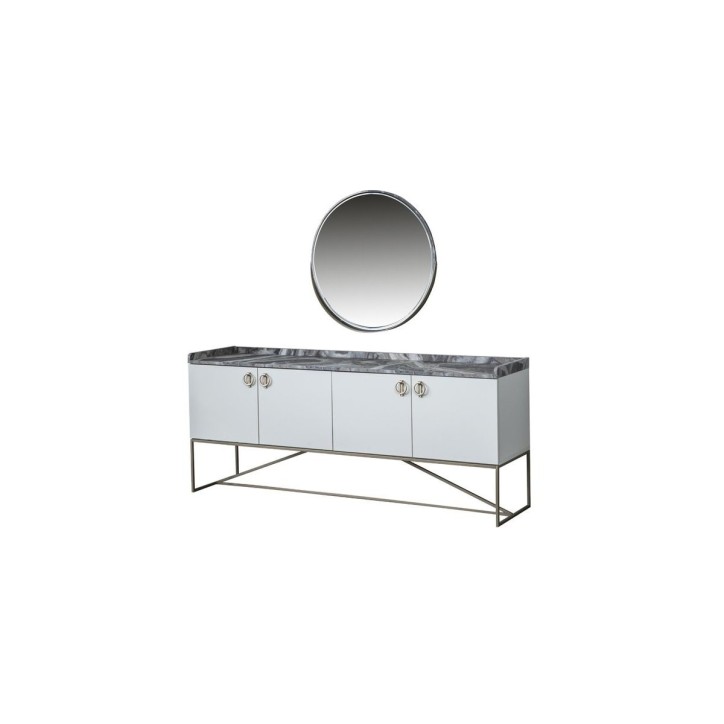 Salle à manger LOFT Gold et effet marbre Salle à manger LOFT Gold et effet marbre