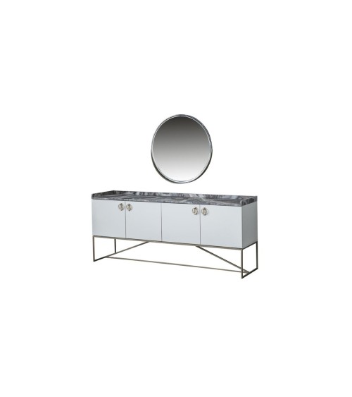 Salle à manger LOFT Gold et effet marbre