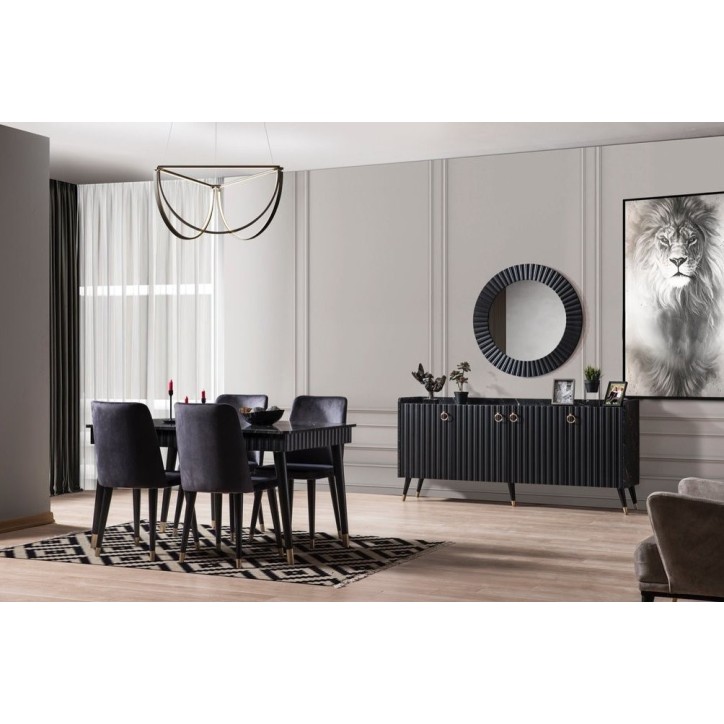 Salle à manger ORENDA Noir Salle à manger ORENDA Noir