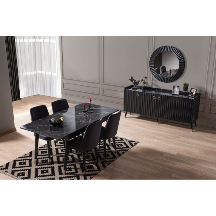 Salle à manger ORENDA Noir Salle à manger ORENDA Noir