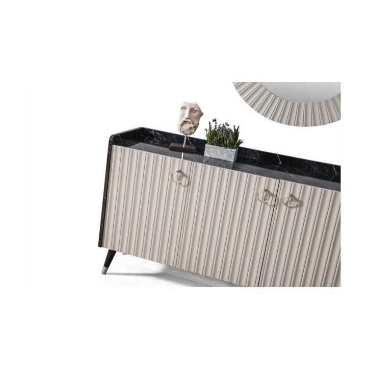 Salle à manger ORENDA Noir - gris Salle à manger ORENDA Noir - gris