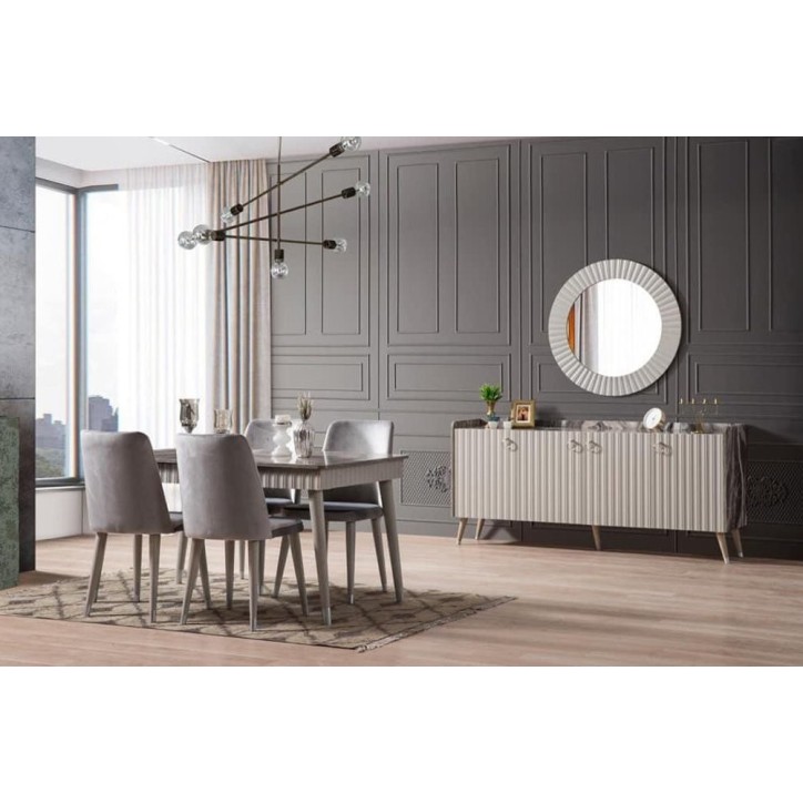 Salle à manger ORENDA Gris Salle à manger ORENDA Gris