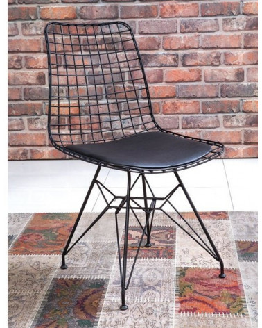 Silla WIRE negro