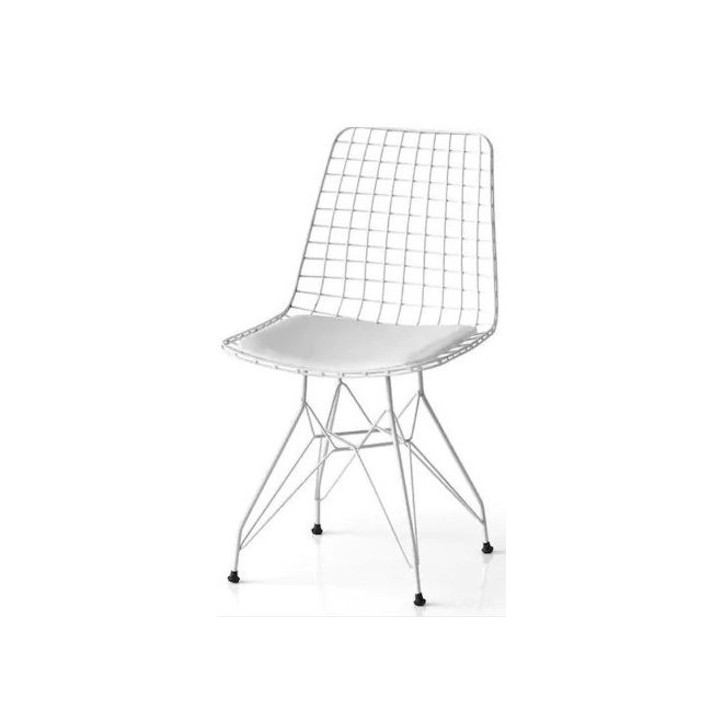 Chaise TEL blanc 45 x 37 x 85 cm Chaise TEL blanc 45 x 37 x 85 cm