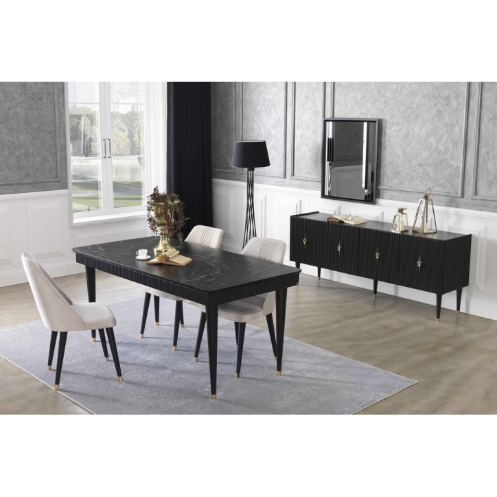 Salle à manger CREO Noir