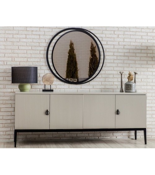 Salle à manger MARE noir et crème