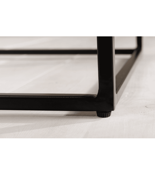 Table basse ARCHITECTURE 100 cm en bois de sheesham