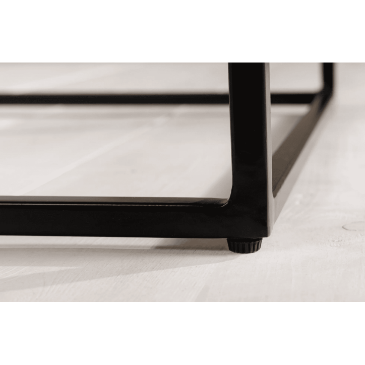 Table basse ARCHITECTURE 100 cm en bois de sheesham