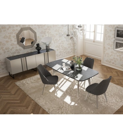 Salle à manger OLIVIA Noir