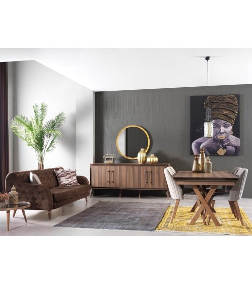 Salle à manger TOPRAK Noyer