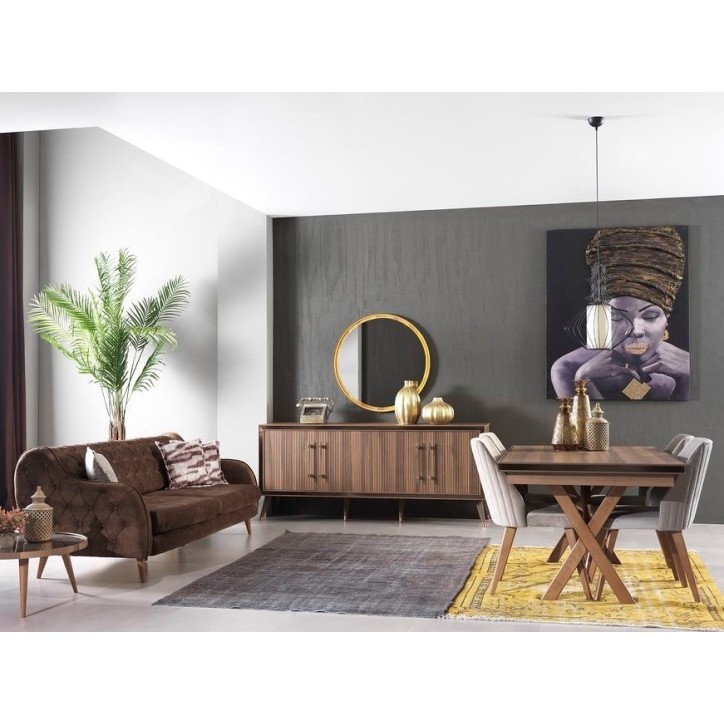 Salle à manger TOPRAK Noyer Salle à manger TOPRAK Noyer