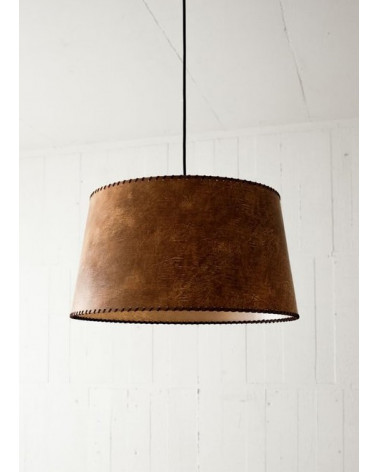 DESIGN 1 leren vloerlamp