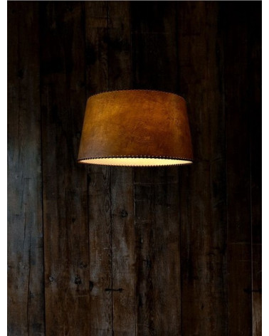 DESIGN 1 leren vloerlamp