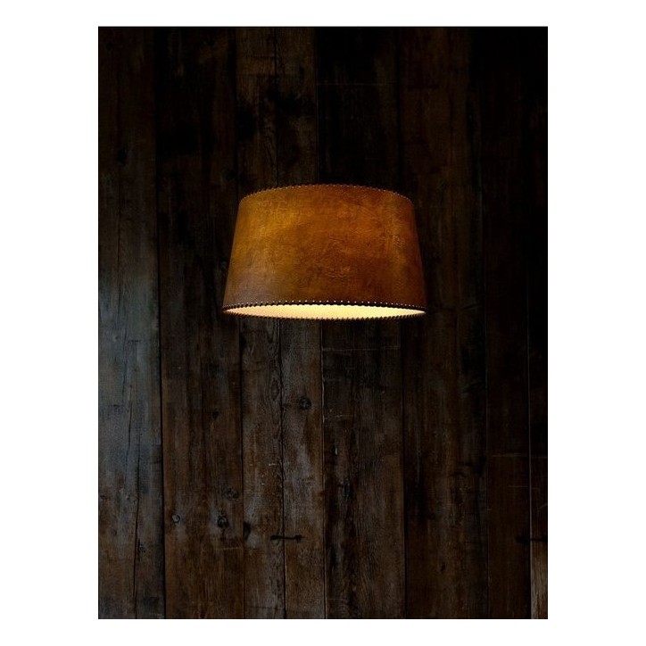 DESIGN 1 lampada da terra in pelle