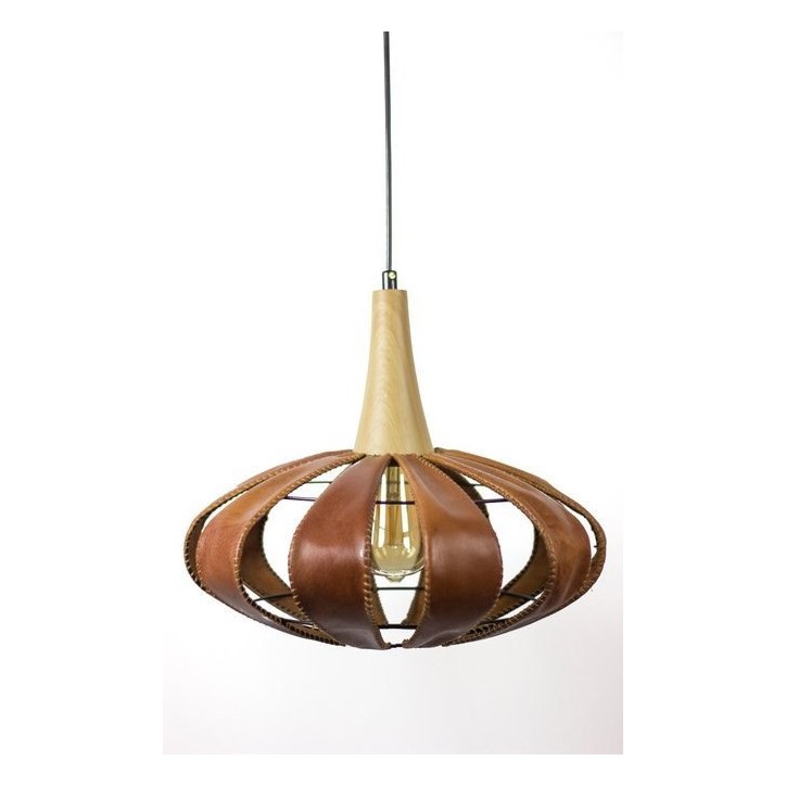 Lámpara suspendida de cuero DESIGN 2