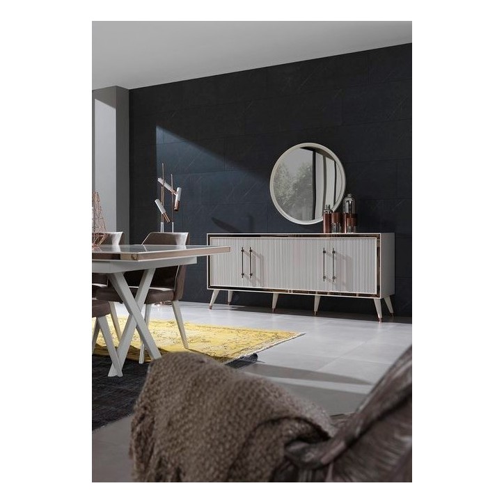 Salle à manger TOPRAK Blanche Salle à manger TOPRAK Blanche