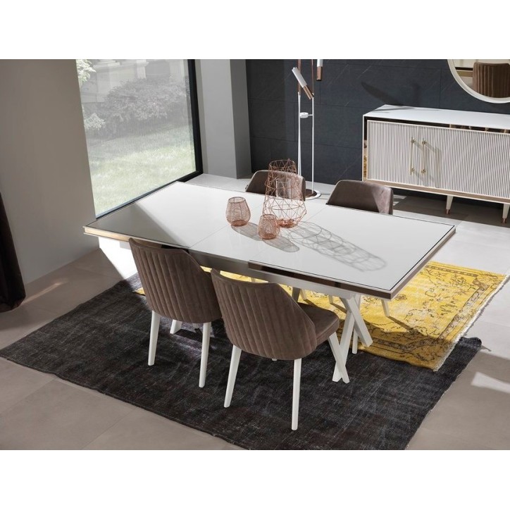 Salle à manger TOPRAK Blanche Salle à manger TOPRAK Blanche