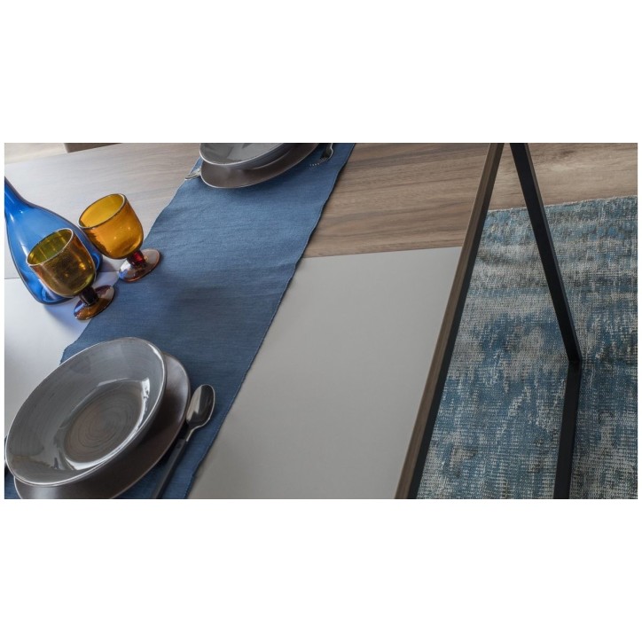 Salle à manger PLATE bois et gris Salle à manger PLATE bois et gris