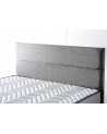 LIT coffre NIRON SILVER gris160x200 cm