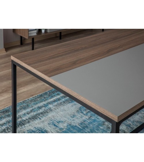 Salle à manger PLATE bois et gris