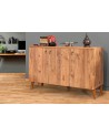 Buffet MOTTO 3 portes 128 cm chêne