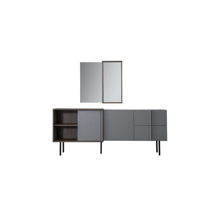 Salle à manger PLATE bois et gris Salle à manger PLATE bois et gris