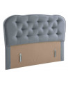 LIT coffre VIOLET gris 160x200 cm
