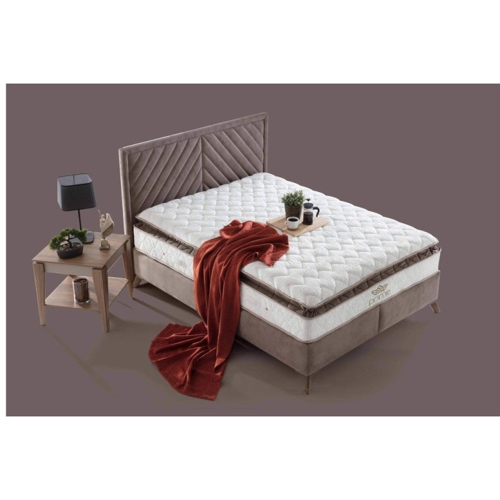 LIT coffre PRIME + matelas et tête de lit inclus 160x200 cm