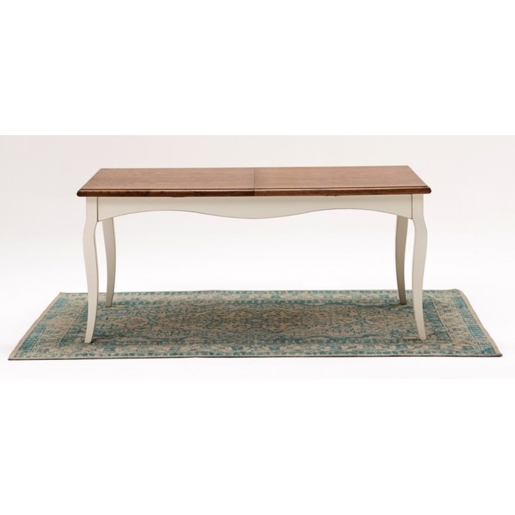 Salle à manger AUSTIN blanc et bois Salle à manger AUSTIN blanc et bois