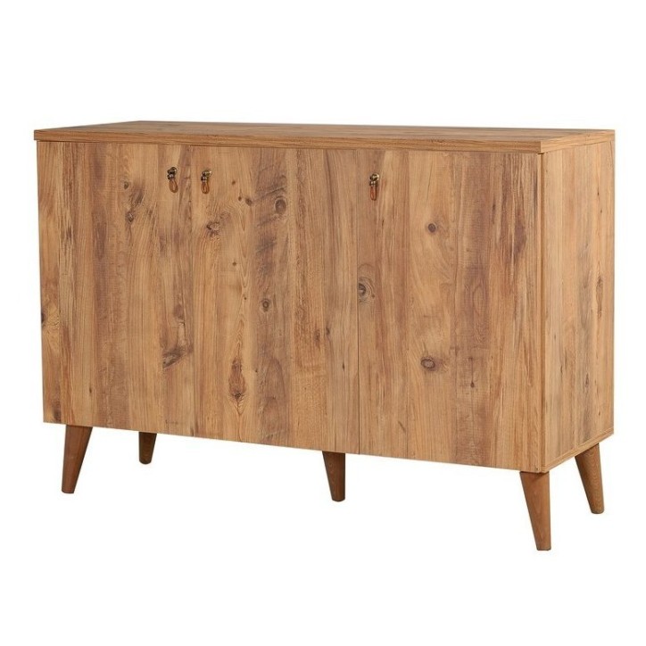 Buffet MOTTO 3 portes 128 cm chêne