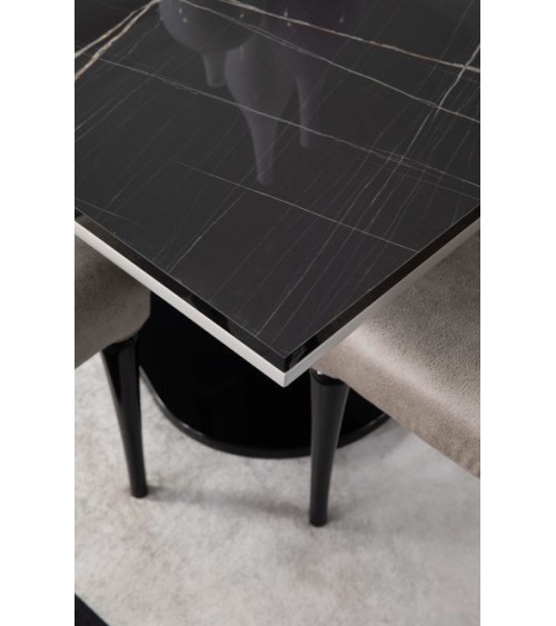 Salle à manger BIBLO blanc et noir