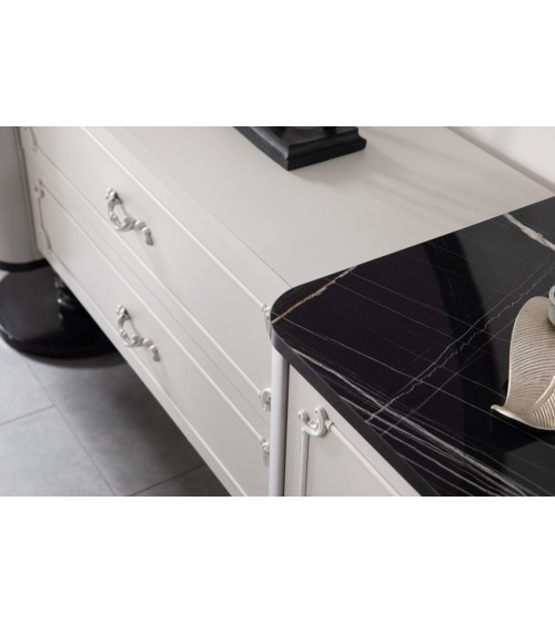 Salle à manger BIBLO blanc et noir