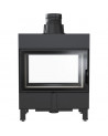 Inserto para chimenea LUCY 12 SLIM BS cristal en el lado derecho
