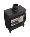 Inserto para chimenea LUCY 12 SLIM BS cristal en el lado derecho