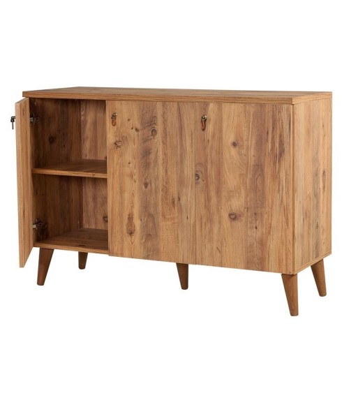 Buffet MOTTO 3 portes 128 cm chêne