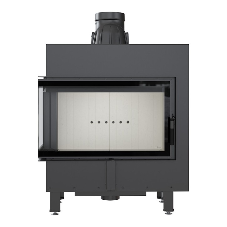 Inserto para chimenea LUCY 14 BS cristal en el lado izquierdo